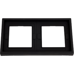 Рамка 2-м ArtGallery IP44 карбон SE GAL441002