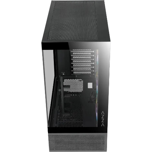Компьютерный корпус Azza TIARA черный без БП ATX 4x120мм 2xUSB 3.0 1xUSB3.1 audio bott PSU