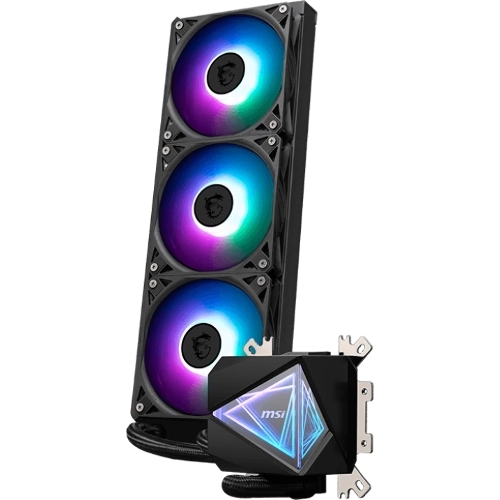 Система жидкостного охлаждения MSI MAG CORELIQUID I360 3x ARGb Gen2 Fan, ARGb Gen2 Block, Color Box