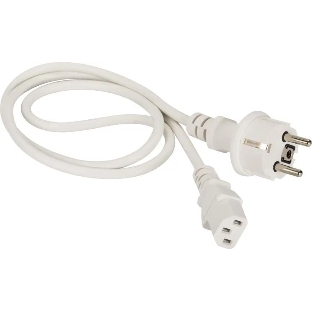 Шнур питания Lanmaster LAN-PP13/SH-10-WH C13-Schuko проводник.:3x0.75мм2 10м 220В 10А белый