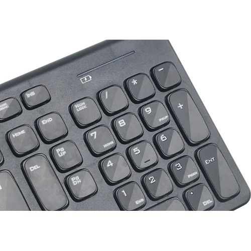Комплект клавиатура+мышь Oklick 220M беспроводной, USB, 1000 DPI, чёрный