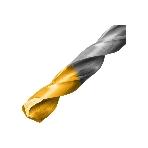Набор сверл по металлу Denzel 1-10 мм, Р6М5-TiN, Golden Tip, 19 шт