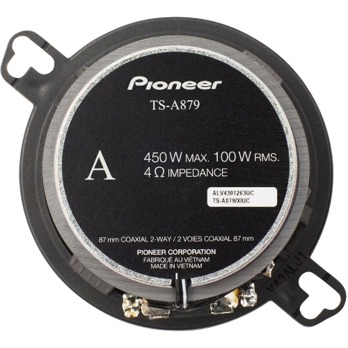 Колонки автомобильные Pioneer TS-A879 (без решетки) 450Вт 85дБ 4Ом 7.6см (3дюйм) (ком.:2кол.) твитер двухполосные
