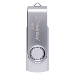 Флешка USB Smartbuy Twist White (SB016GB2TWW), 16Gb, USB 2.0, R/W 15/5, белый/серебристый