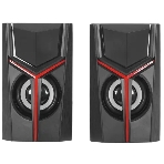 Акустическая система 2.0 Qumo TRON AS007, 10 ВТ, объемное звучание, RGb подсветка, USB/Jack 3,5мм