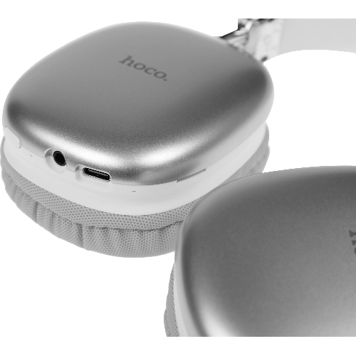 Беспроводные/проводные наушники Hoco W35 белый, полноразмерные, Bluetooth + проводной, до 40 ч