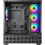 Компьютерный корпус Azza TIARA черный без БП ATX 4x120мм 2xUSB 3.0 1xUSB3.1 audio bott PSU
