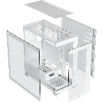 Компьютерный корпус Ocypus Gaммa C72 WH ARGB ATX/win/white/4 ARGB fans/no PSU/Tempered Glass