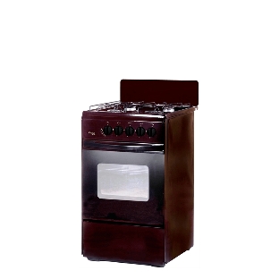 Плита газовая Лада Nova RG 24039 B коричневый, конфорок 4 газовых, духовка 50 л, 50 см x 85 см x 60 см