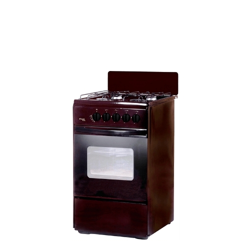 Плита газовая Лада Nova RG 24039 B коричневый, конфорок 4 газовых, духовка 50 л, 50 см x 85 см x 60 см