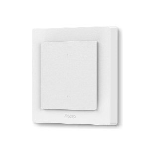 Умный выключатель Aqara H2 WS-K07D 2-х кл. белый