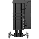 Устройство охлаждения(кулер) Formula Ice Boid 4PSD12 черный 120мм алюминий+медь 2200rpm 34db 4-pin 200W 157мм