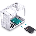 Компьютерный корпус без блока питания JONSBO C6 MAX Handle, Mini-Tower, TG, no fan, 1xUSB-A 3.0 + 1xUSB-C 3.1, mATX, mITX белый