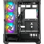 Компьютерный корпус Azza TIARA черный без БП ATX 4x120мм 2xUSB 3.0 1xUSB3.1 audio bott PSU