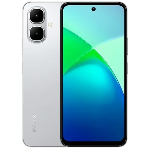 Смартфон Infinix SMART 10 4/128Gb серебристый