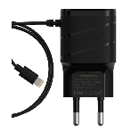 Сетевое зарядное устройство Maxvi TCM-101LB 1A, Lightning, 1xUSB-A, черный