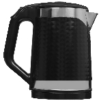 Чайник электрический Kelli KL-1372B 1.8 л, нержавейка+пластик, черный (12)
