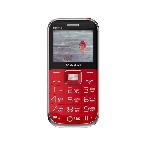 Мобильный телефон Maxvi B6ds up красный