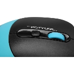 Мышь проводная A4Tech Fstyler FM10 черный/синий, 1600 dpi, USB, кнопки - 4