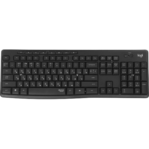 Комплект клавиатура+мышь Logitech MK295 беспроводной, USB, чёрный