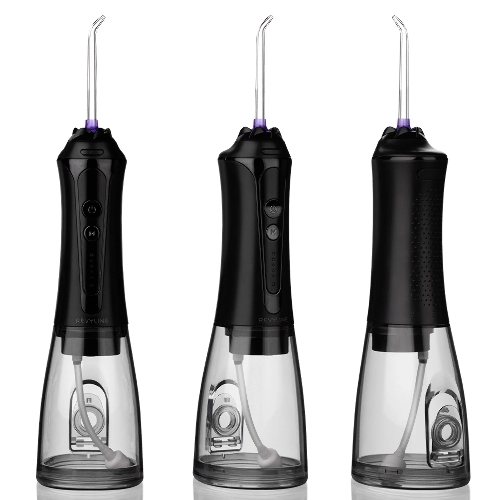 Ирригатор Revyline RL 450 чёрный, от аккумулятора, 300 мл, 5 режимов