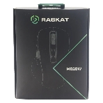 Мышь беспроводная Raskat M020W зеленый/черный, 2400 dpi, радиоканал, Bluetooth, USB, кнопки - 7