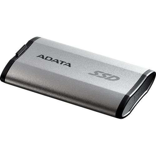 Внешний SSD ADATA SD810, 1TB, USB 3.2 Gen 2x2 Type-C, R/W 2000/2000, серебристый
