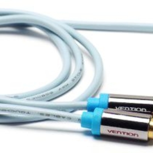 Кабель Vention аудио Jack 3,5 мм M/2RCA M - 3 м черный