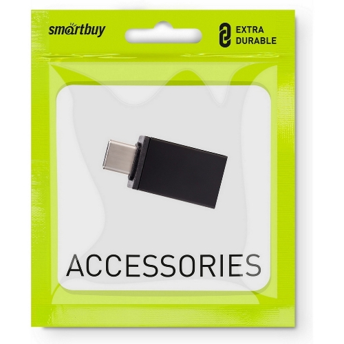Адаптер Smartbuy (A220) OTG USB-C (M) — USB A 2.0 (F)