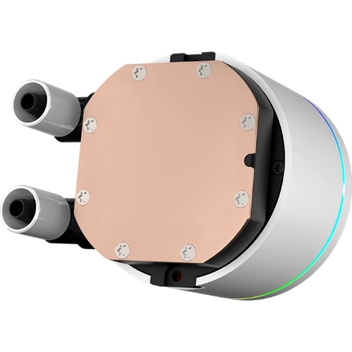 Система охлаждения Water Cooling System PCCooler DA360 Pro ARGb WH (300W, 360мм, белый, ARGb/Fans: 3x120мм, 75.8CFM, 33.7dBA, 2200RPM/Pump height 57мм, 28dBA, 3000RPM, Rad thickness 27мм/S: 1851, 1700, 1200, 20XX, 115X, AM5, AM4)