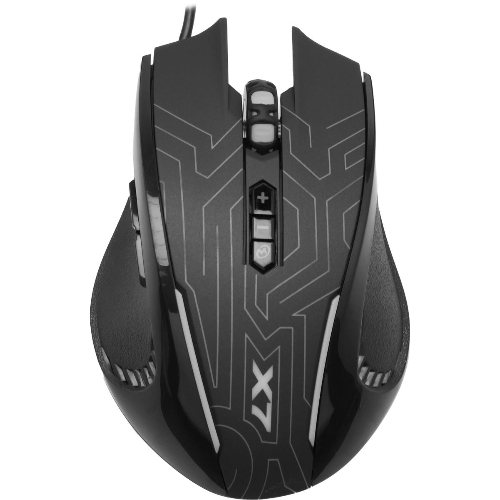 Мышь проводная A4Tech X87 черный, 2400 dpi, USB, кнопки - 8