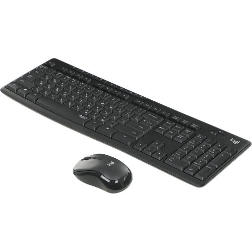 Комплект клавиатура+мышь Logitech MK295 беспроводной, USB, чёрный