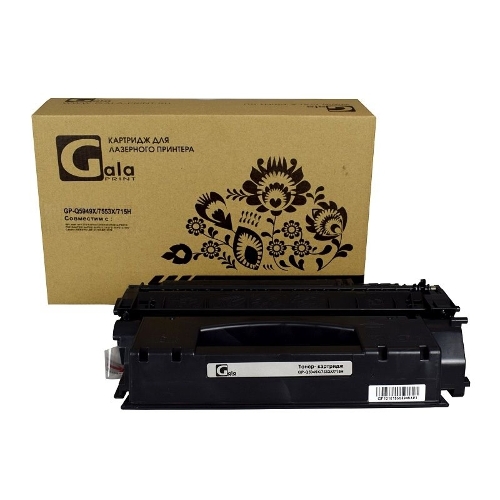 Картридж лазерный GalaPrint GP-Q5949X/7553X/715H черный (7000 стр.) для HP LaserJet 1320/1320N/3390/3392/P2010/P2014/P2015/2015d/2015n/M2727/M2727nf/M2727nfs/Canon LBP-3310/3370/3300