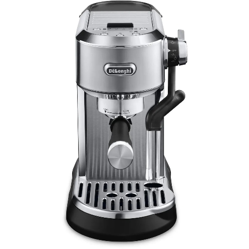 Кофеварка рожковая DeLonghi EC950.M (0132106249) серебристый, исп. кофе - молотый/чалды, 1.6 л, 1450 Вт, 15 бар