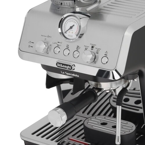 Кофеварка рожковая DeLonghi EC9155.MB серебристый/черный, исп. кофе - зерновой/молотый, 1.7 л, 1400 Вт, 15 Бар