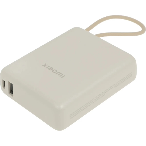 Портативный аккумулятор Xiaomi BHR9333GL 10000mAh PD 33W 3A USB-A/USB-C бежевый