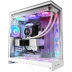 Компьютерный корпус без блока питания Case NZXT H9 Flow RGb+ (2025), Midi-Tower, TG, 6x140мм RGb + 1x120мм RGb, 2xUSB-A 3.2 + 1xUSB-C 3.2, E-ATX, ATX, mATX, mITX белый