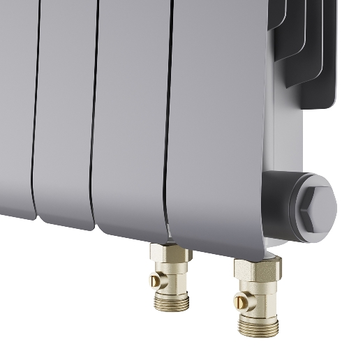 Радиатор Royal Thermo Infinity 500 Silver Satin VR80 - 8 секц.