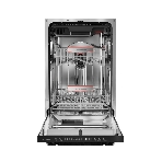 Встраиваемая посудомоечная машина Kuppersberg GHL 4530, High-Tech, 45 см, 11 комплектов, 8 программ, 3 корзины, лифт-механизм, конденсационная сушка, луч на полу, полная защита от протечек, индикатор отсутствия соли и ополаскивателя, отображение времени мытья, сенсорное управление, самодиагностика неисправностей, защита от детей, уровень шума 42 дб, энергоэффективность А