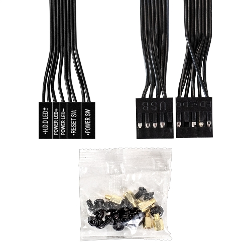 Компьютерный корпус Minitower ExeGate BAA-403-AAA400 (mATX, БП AAA400 с вент. 8см, 2*USB, HD Audio, черный)