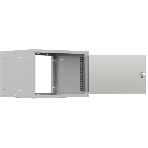 Шкаф коммутационный NTSS LIME (NTSS-WL6U5535GS) настенный 6U 550x350 мм пер. дв. стекл несъемн. бок. пан. 30 кг серый 8.3 кг 110 град. IP20