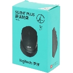 Мышь беспроводная Logitech M330 SILENT PLUS белый, 1000 dpi, радиоканал, USB, кнопки - 3