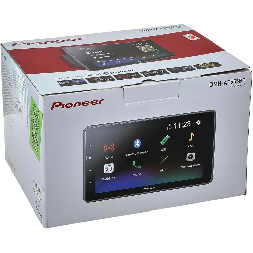 Автомагнитола Pioneer DMH-AF555BT, 2 DIN, 9