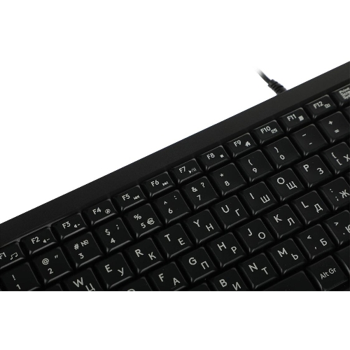 Клавиатура проводная A4Tech Fstyler FK15, USB, черный
