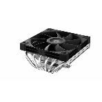 Кулер для процессора DEEPCOOL AN600 черный, 120 мм, алюминий, 1850 об/мин, 24.2 дБ, 4 pin, 180 Вт, 67 мм