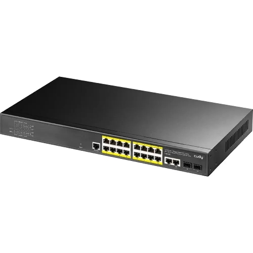 Коммутатор Cudy GS2018PS2-200W, 16×1 Гбит/с, 2×1 Гбит/с SFP