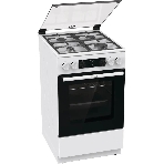 Плита Газовая Gorenje GGI5C22WF, газовая духовка, стеклянная крышка, чугун, белый