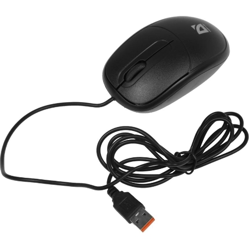 Мышь проводная Defender Datum MS-980 черный, 1000 dpi, USB, кнопки - 3