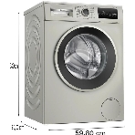 Стиральная машина Bosch WAN2821XME серебристый, загрузка фронтальная 8 кг, 1400 об/мин, класс A