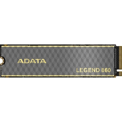 Накопитель SSD ADATA LEGEND 860, 1Tb, PCIe 4.0 x4, 2280, NVMe, R/W 6000/4000, с радиатором